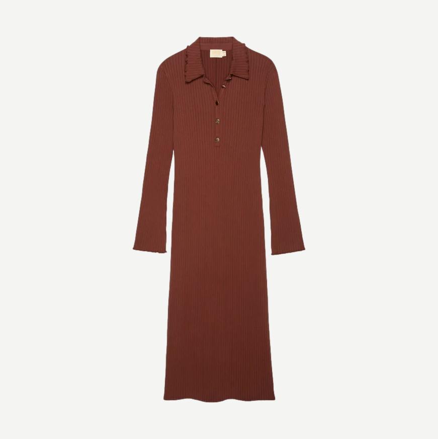 Rennie Dress - Cinnamon - Galvanic.co