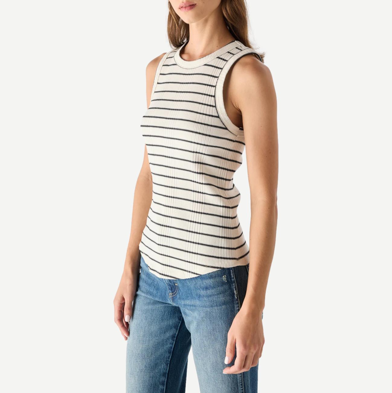 Vera Tank - Natural/Black - Galvanic.co