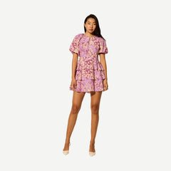 Reyna Mini Dress -  Purple - Galvanic.co