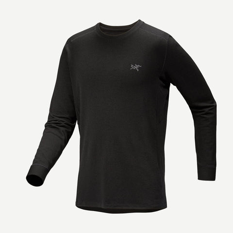 RHO Merino Wool Crew Neck M - Black - Galvanic.co