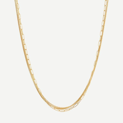 Rosalie Necklace - 14K Gold Plated - Galvanic.co