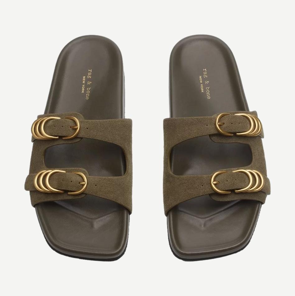 Rue Slide - Olive Sand - Galvanic.co