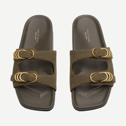 Rue Slide - Olive Sand - Galvanic.co