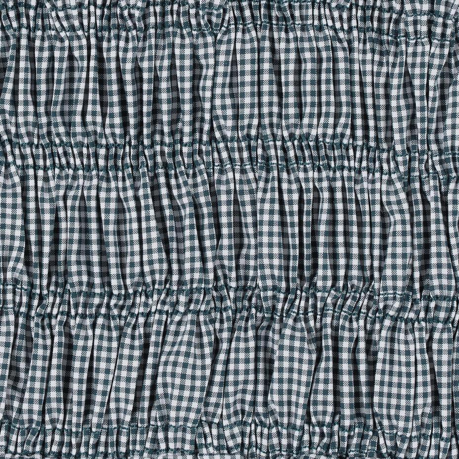 Janne Midi Dress - Hanne Gingham Vintage Navy - Galvanic.co