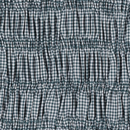 Janne Midi Dress - Hanne Gingham Vintage Navy - Galvanic.co