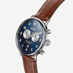 Canfield Chrono 43MM - Midnight Blue - Galvanic.co