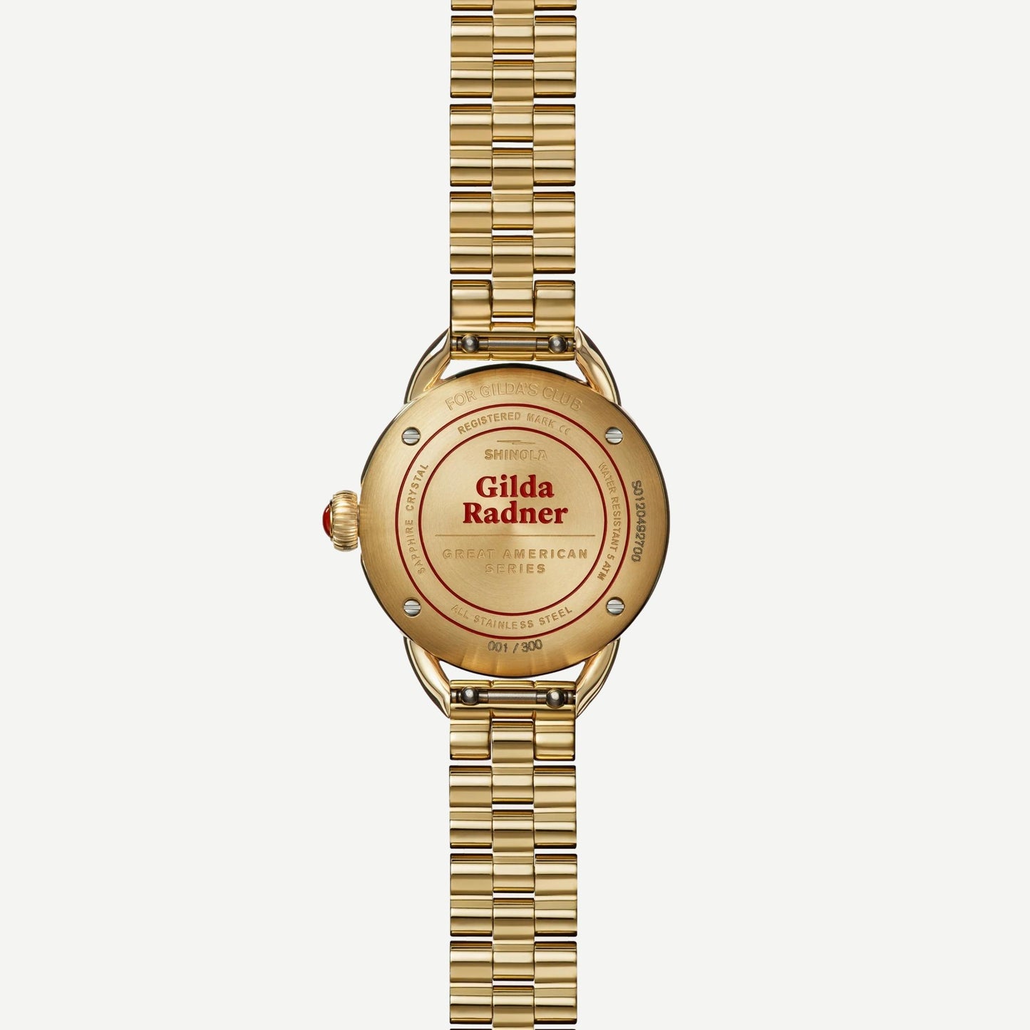 Limited Edition 3H 25mm Red Jasper Diamond Bezel - Gold