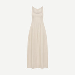 Sanne Midi Dress - Oatmeal - Galvanic.co