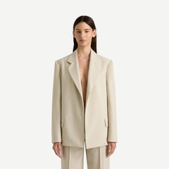 Lena Blazer - Beige - Galvanic.co