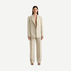 Lena Blazer - Beige - Galvanic.co