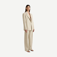 Lena Blazer - Beige - Galvanic.co