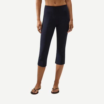 Leandra Capri Pant - Navy - Galvanic.co