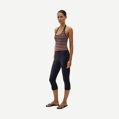 Leandra Capri Pant - Navy - Galvanic.co