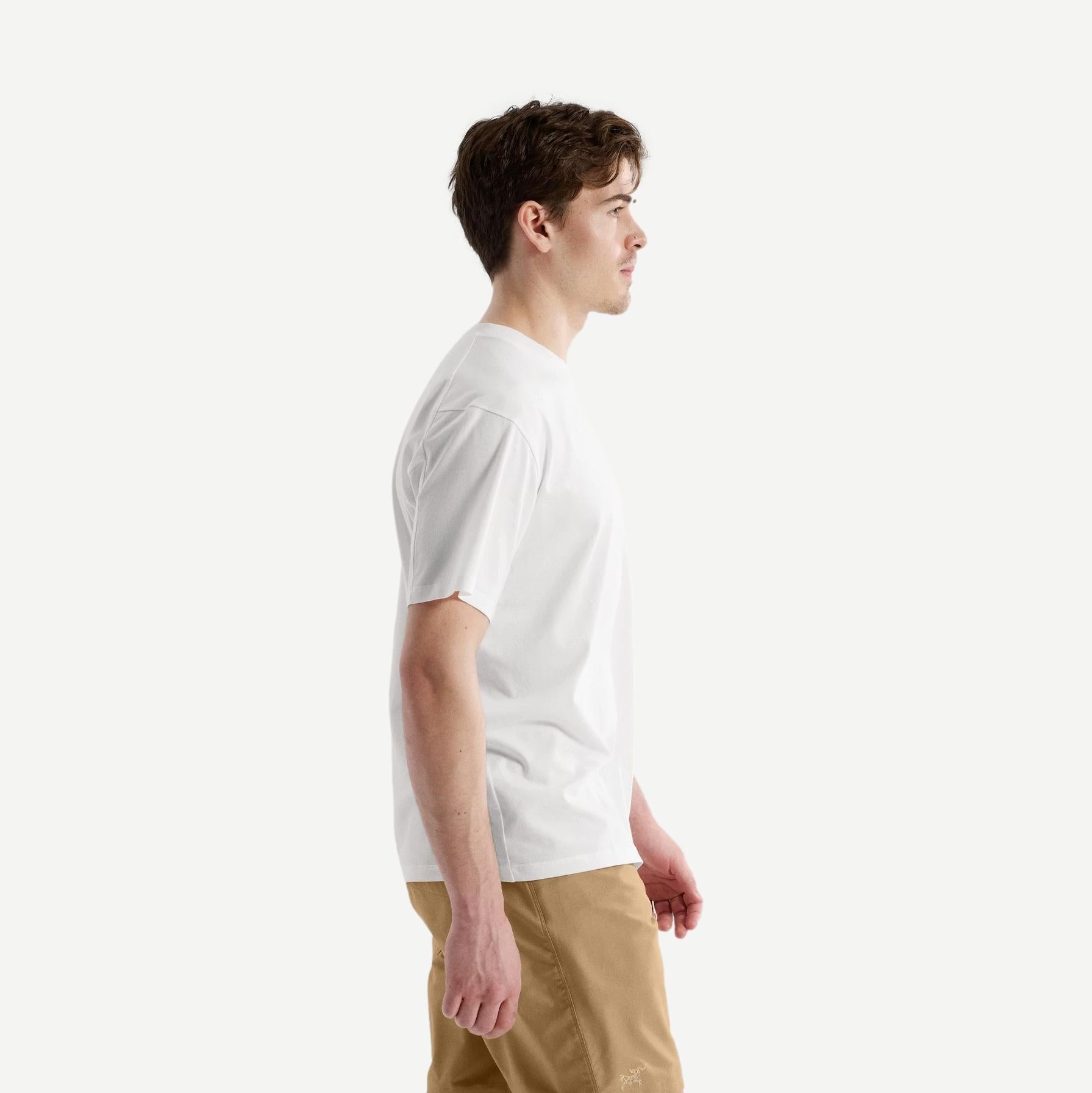 Kragg SL Cotton SS Tee - White Light - Galvanic.co