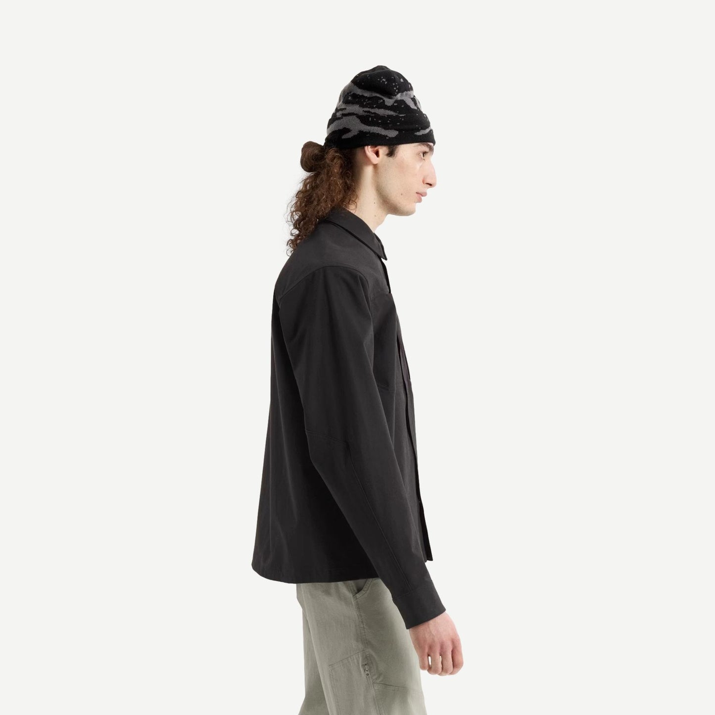 Cronin Cotton M Overshirt - Black - Galvanic.co