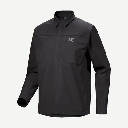 Cronin Cotton M Overshirt - Black - Galvanic.co