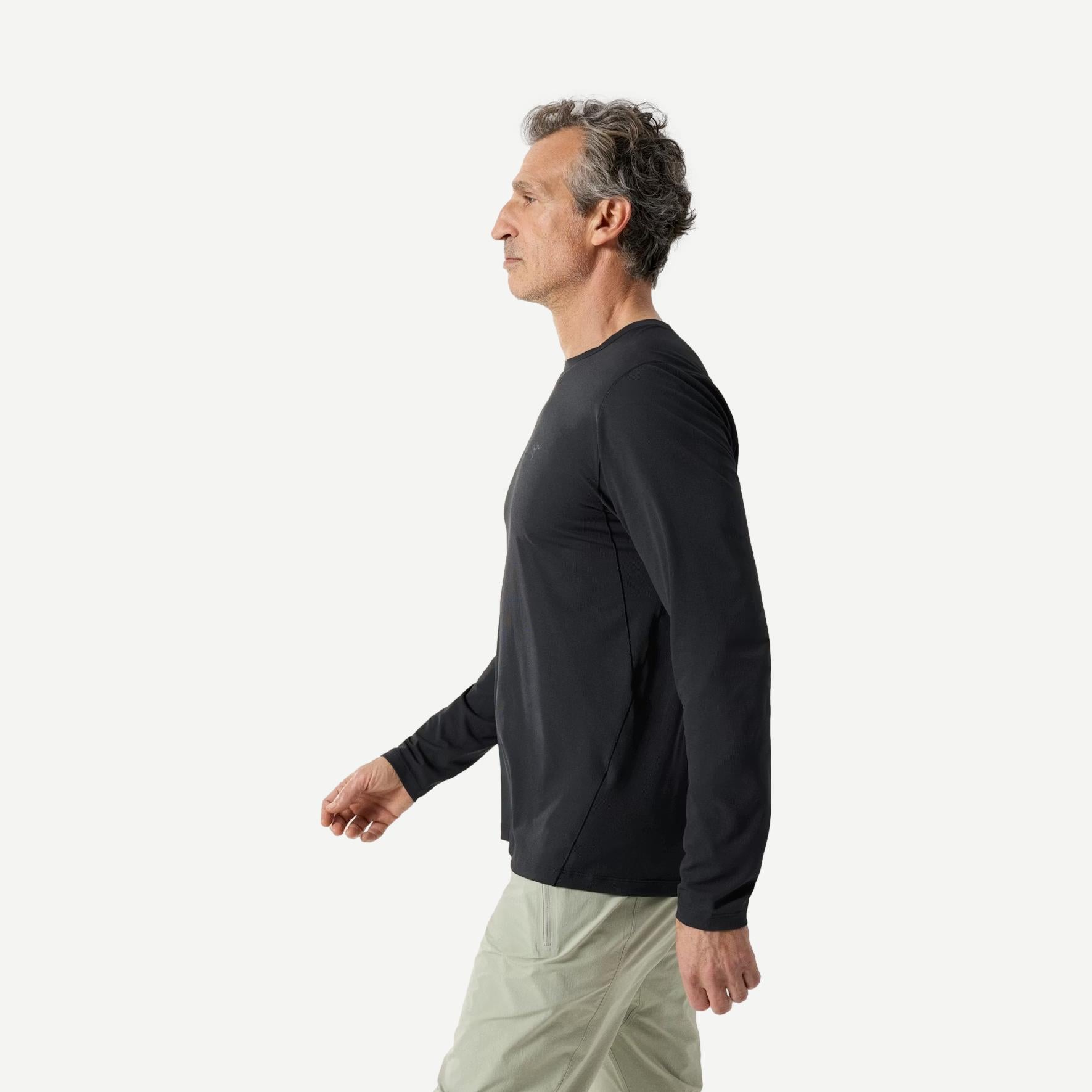 Cormac L/S Crew - Black - Galvanic.co