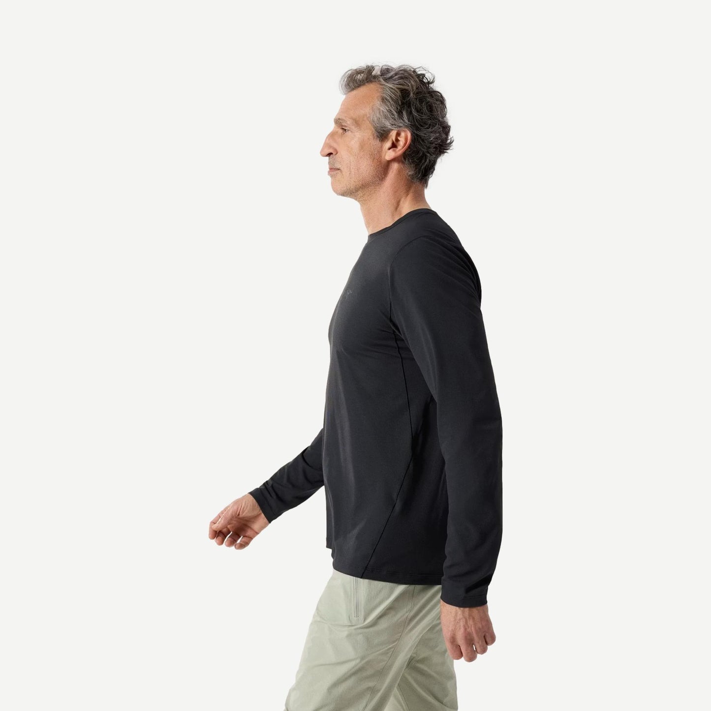 Cormac Crew M L/S - Black - Galvanic.co