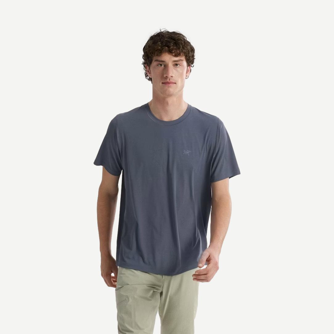 Cormac SS Crewneck -Dk Stratus - Galvanic.co