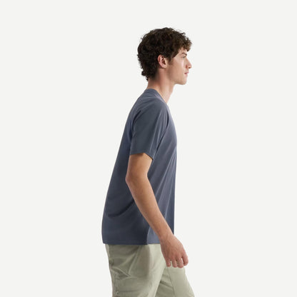 Cormac SS Crewneck -Dk Stratus - Galvanic.co