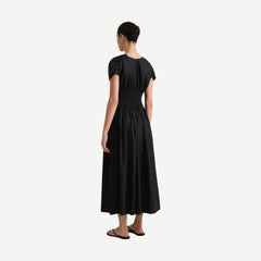 Auve Midi Dress - Black - Galvanic.co