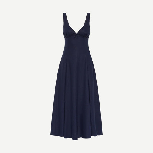 Adalee Midi Dress - Navy - Galvanic.co