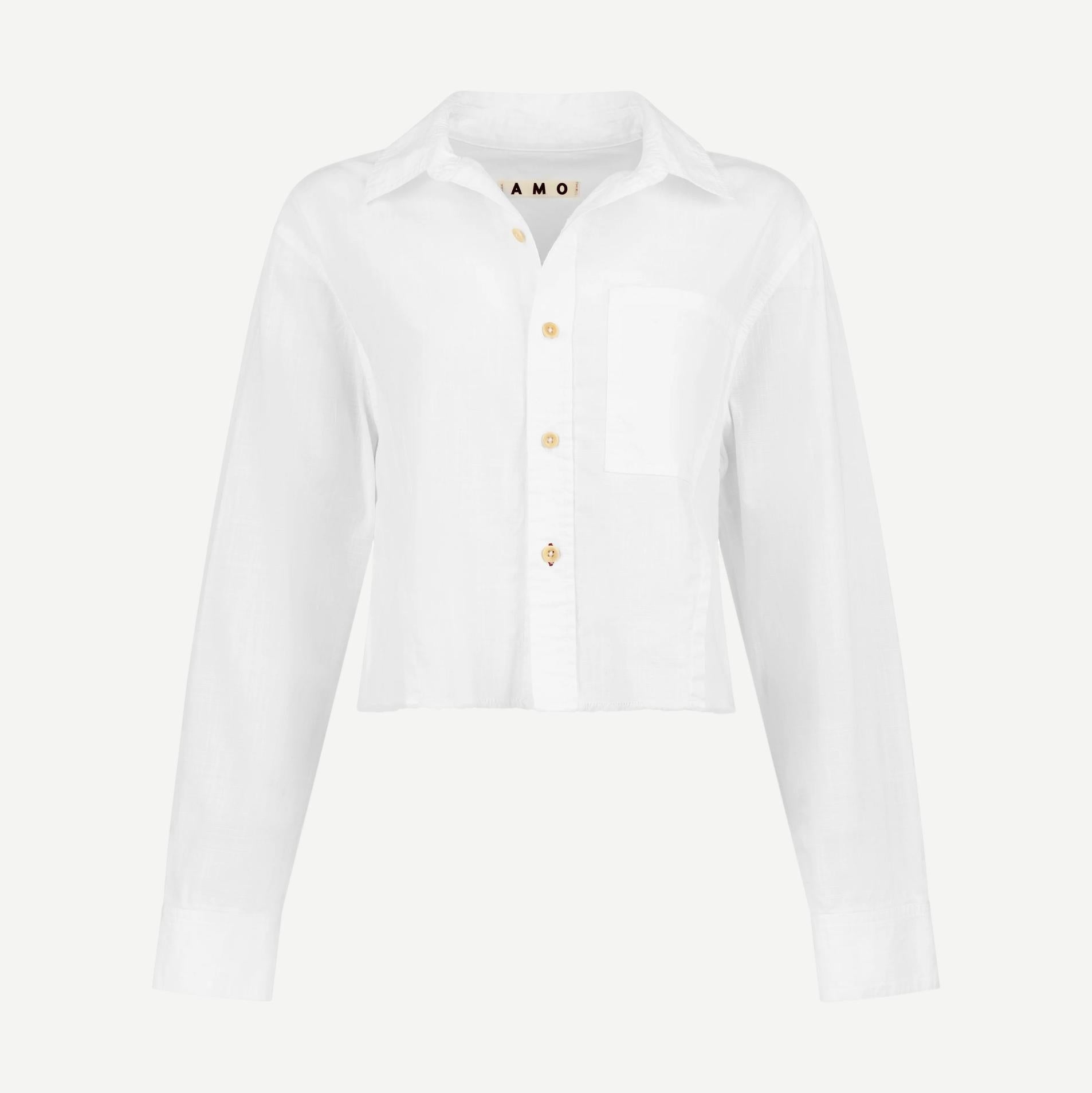 Selma Shirt - White - Galvanic.co