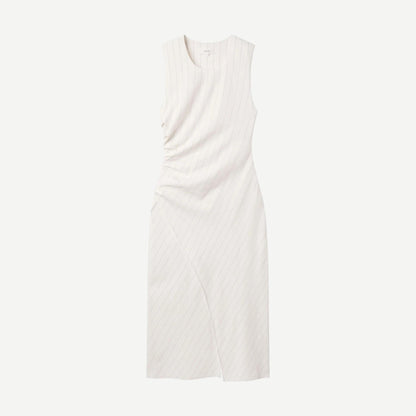 Caroline Dress - Pearl/Brown - Galvanic.co