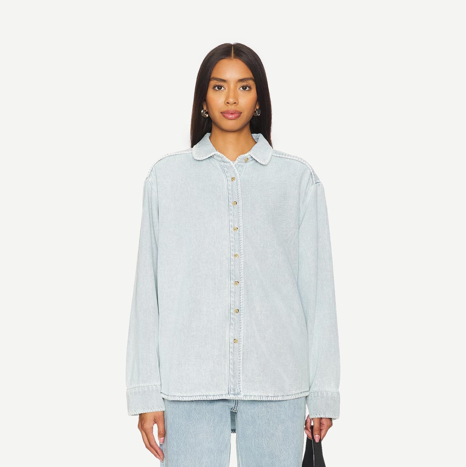 Western Shirt - Cloud Vintage Blue - Galvanic.co