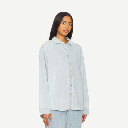 Western Shirt - Cloud Vintage Blue - Galvanic.co