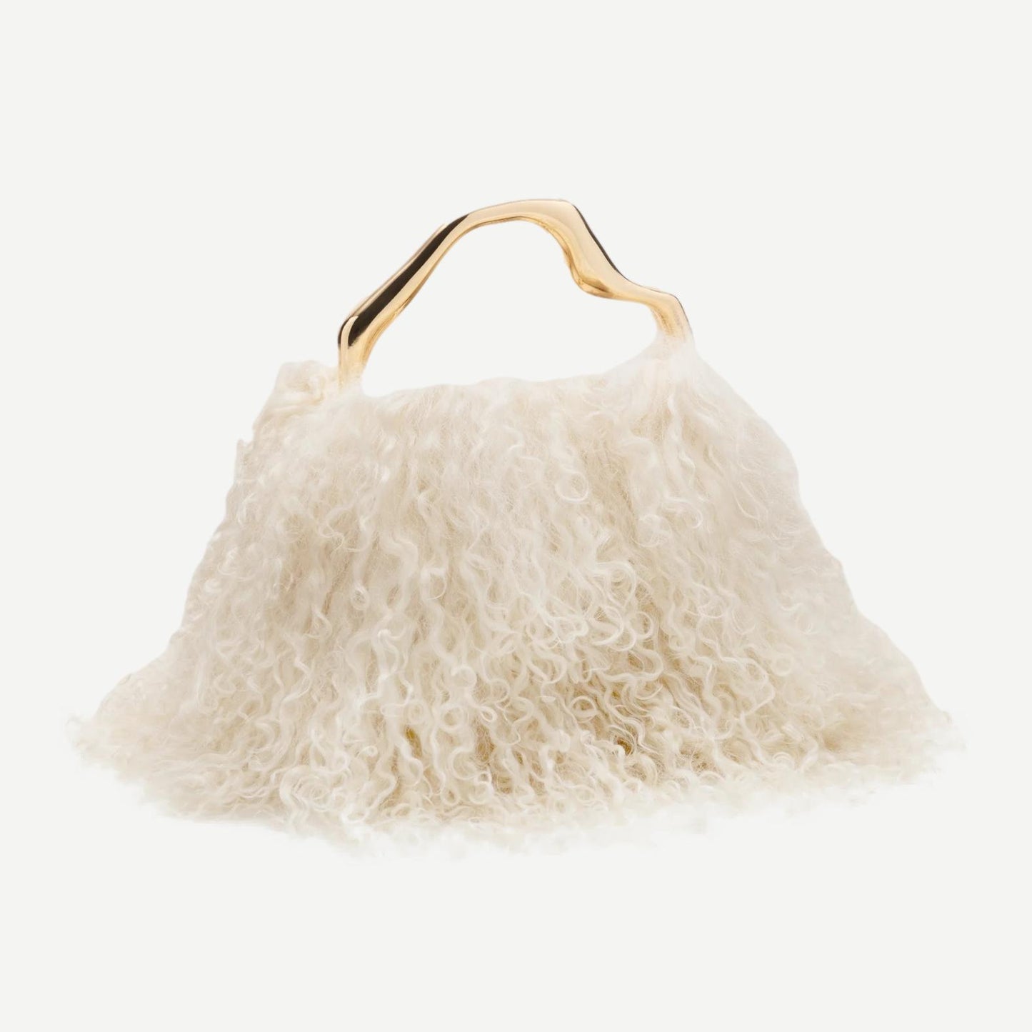 Solene Mini Top Handle - Sheep Shearling