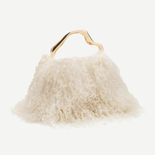 Solene Mini Top Handle - Sheep Shearling