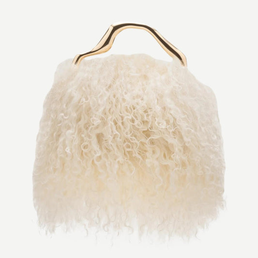Solene Mini Top Handle - Sheep Shearling