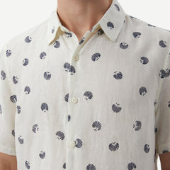 Jack Air Linen Shirt - Seashells - Galvanic.co
