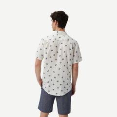 Jack Air Linen Shirt - Seashells - Galvanic.co