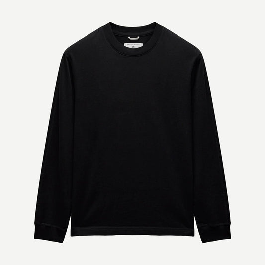 Midweight Jersey Standard Long Sleeve - Black - Galvanic.co