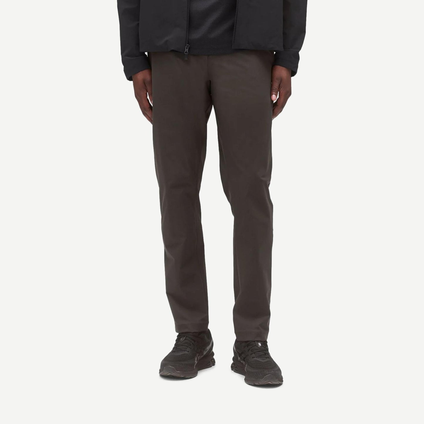 Stretch Warp Knit Coach's Slim Pant - Carbon - Galvanic.co
