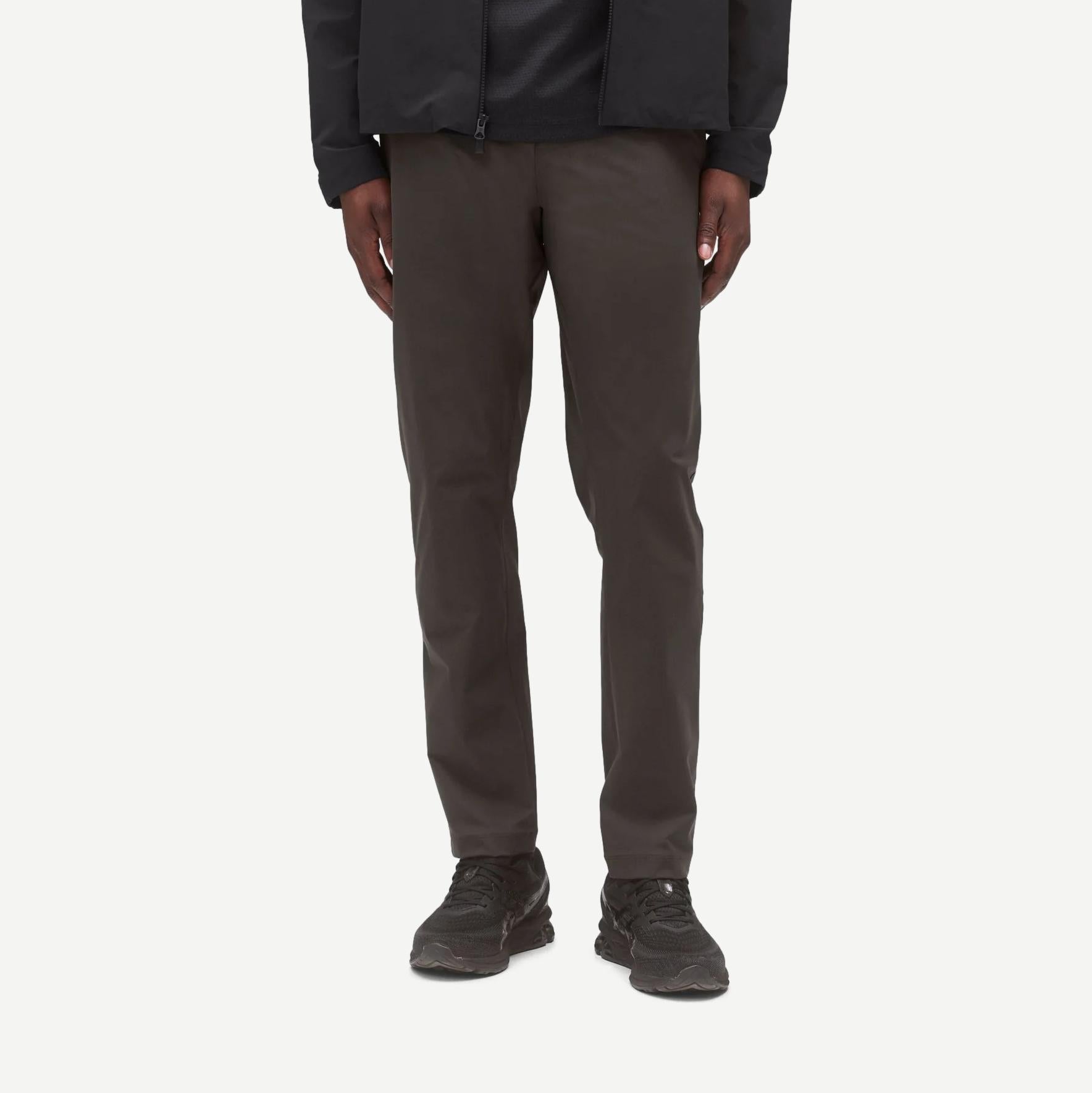 Stretch Warp Knit Coach's Slim Pant - Carbon - Galvanic.co