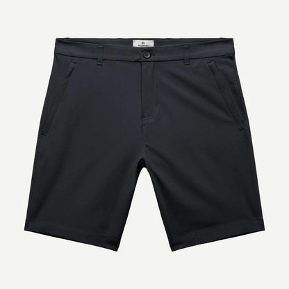 Stretch Warp Knit Coach's Slim Short 9" - Navy - Galvanic.co