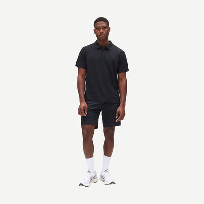 Stretch Warp Knit Coach's Slim Short 9" - Navy - Galvanic.co