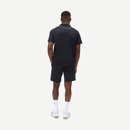 Stretch Warp Knit Coach's Slim Short 9" - Navy - Galvanic.co
