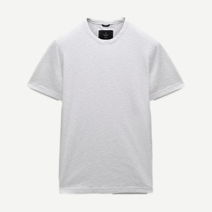1X1 Slub Slim T-Shirt - White
