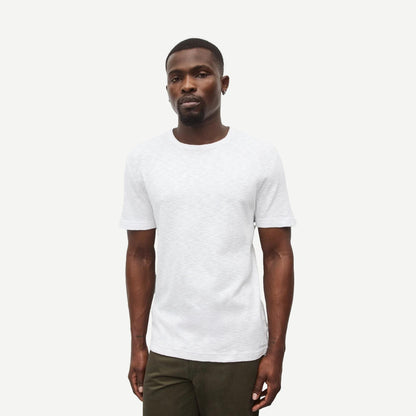 1X1 Slub Slim T-Shirt - White