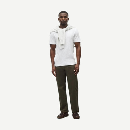 1X1 Slub Slim T-Shirt - White