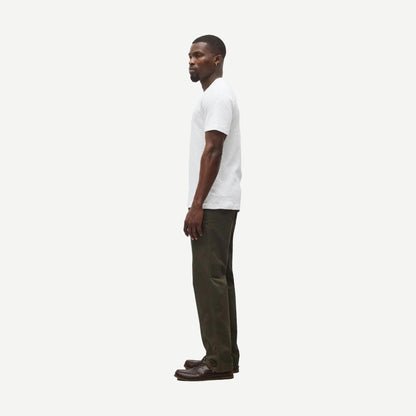 1X1 Slub Slim T-Shirt - White