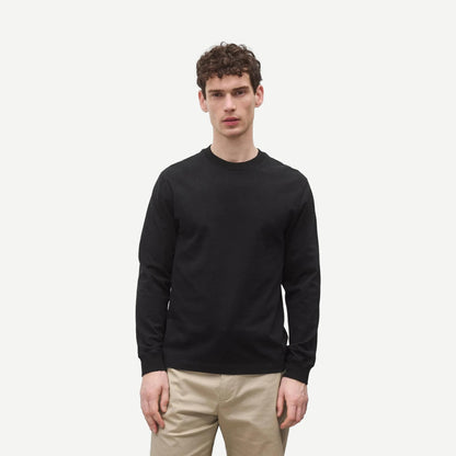 Midweight Jersey Standard L/S Tee - Black