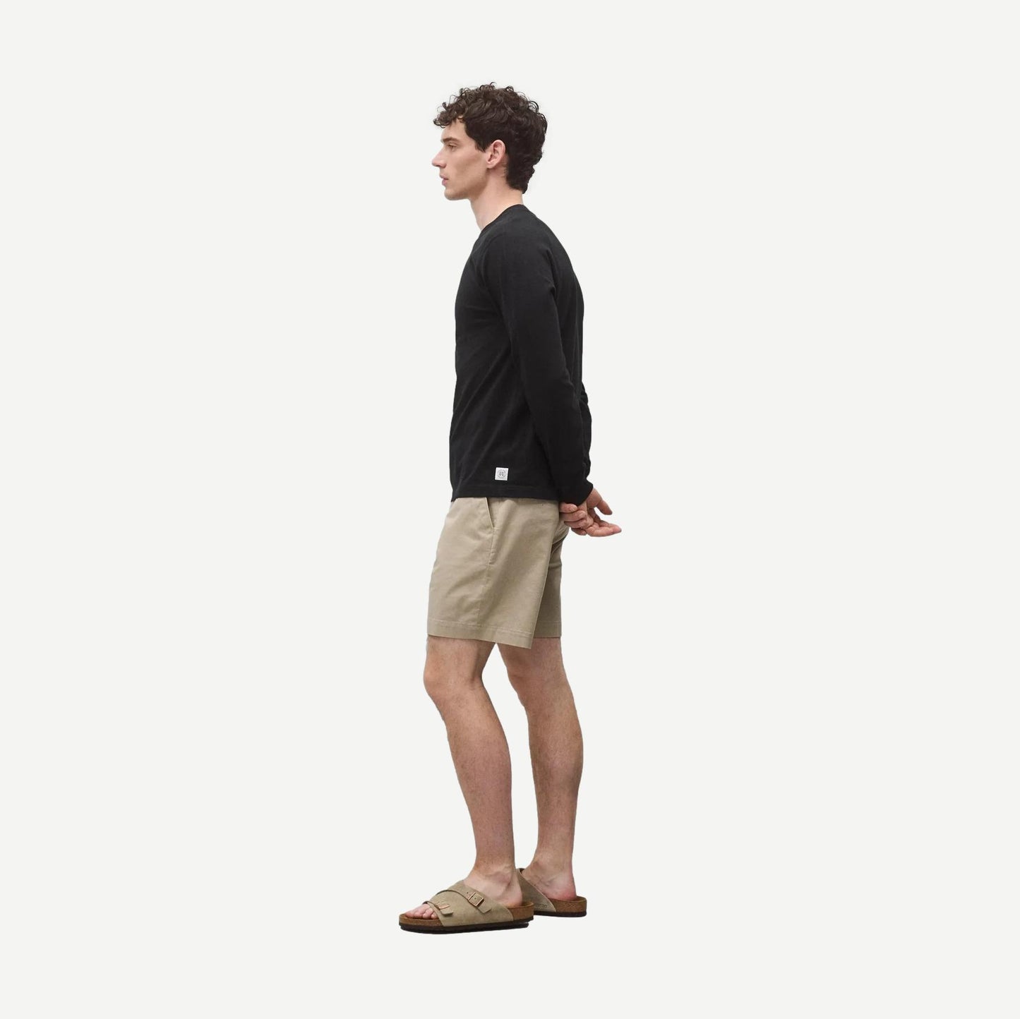 Midweight Jersey Standard L/S Tee - Black