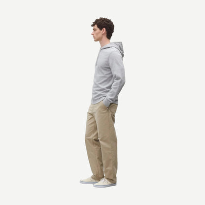 Reigning Champ lightweight heather grey waffle hoodie sweatshirt with a relaxed fit and soft fabric.
