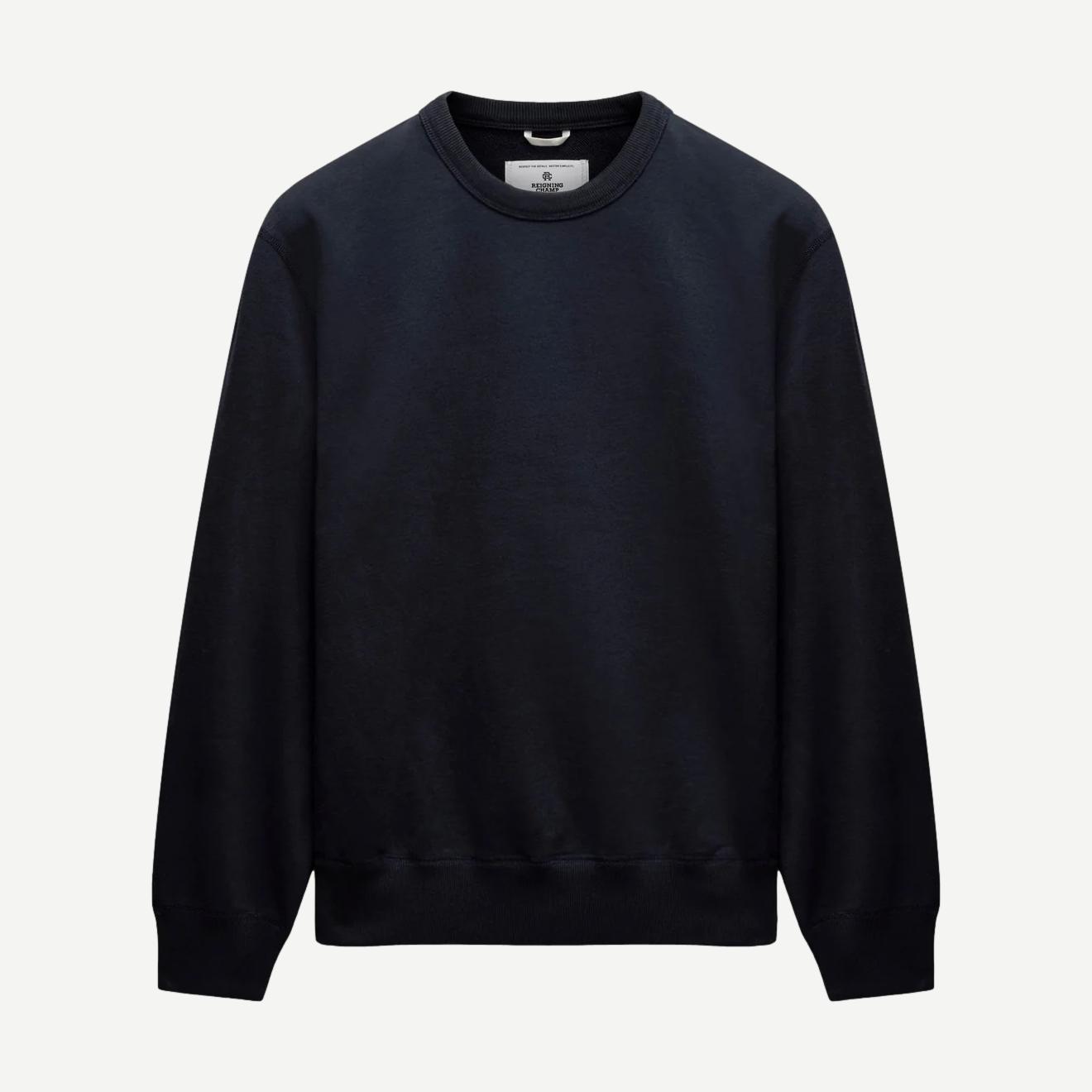 Midweight Terry Standard Crewneck - Navy