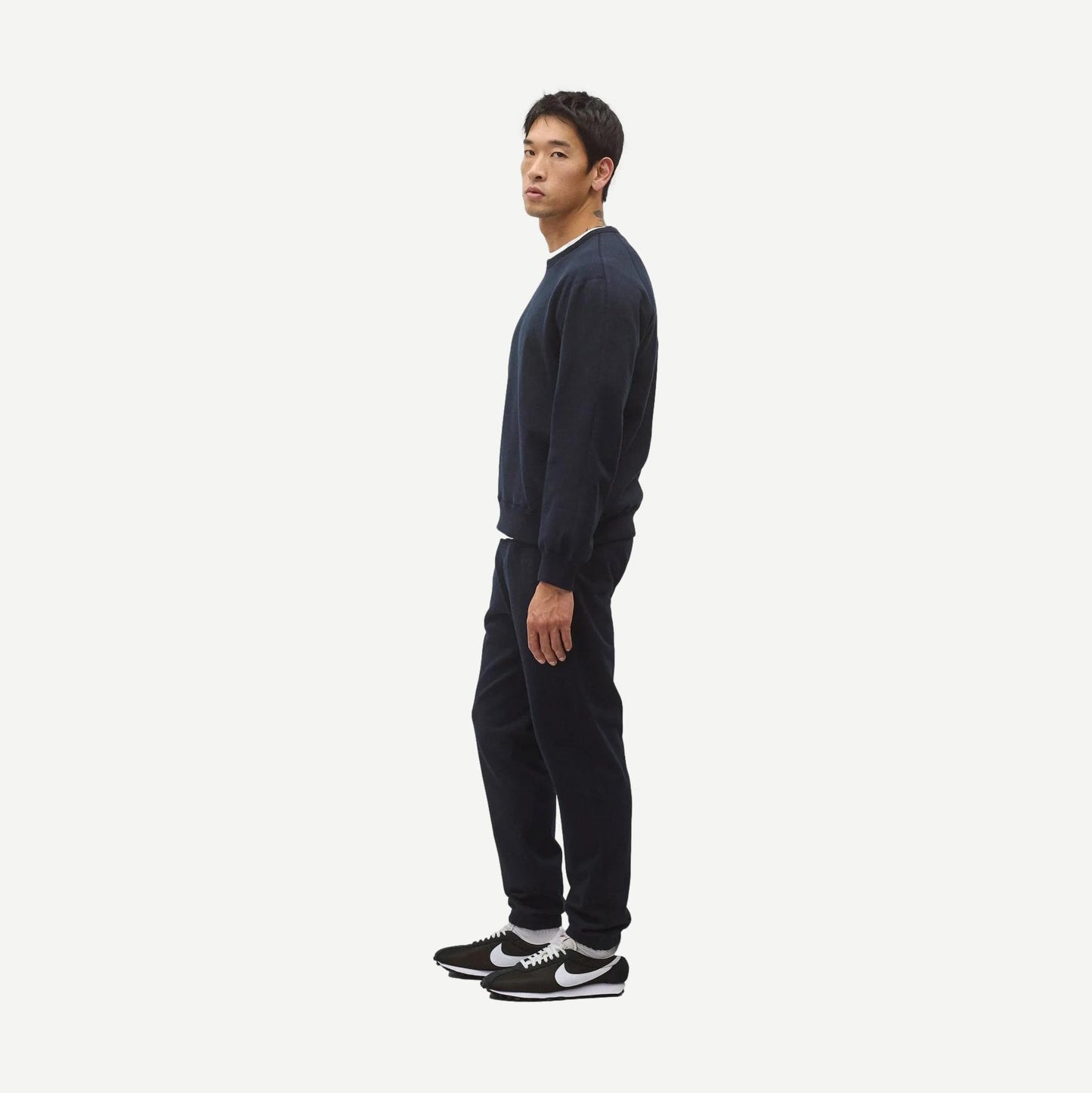 Midweight Terry Standard Crewneck - Navy